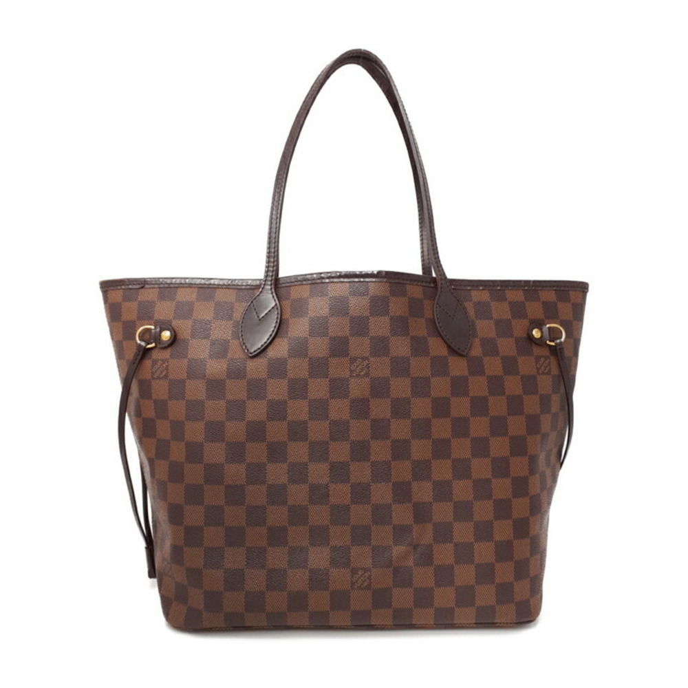 Louis Vuitton Damier Ebene Brown Neverfull Tote Bag - Picture 1 of 8